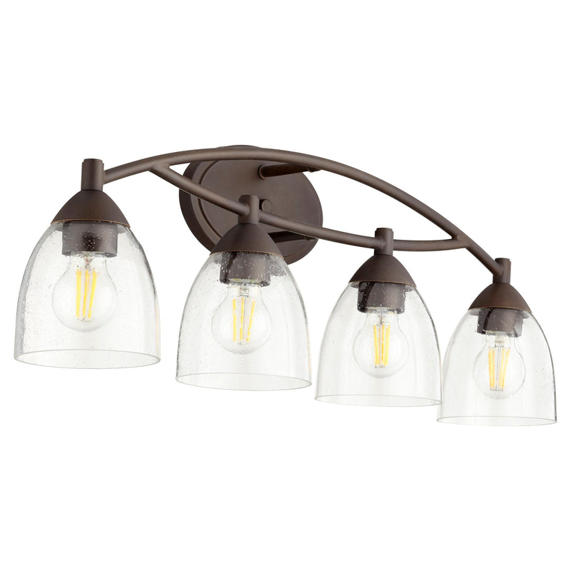 Barkley 4 Light Vanity in Oiled Bronze