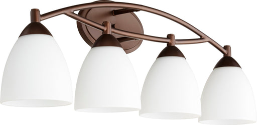 Barkley 4 Light Vanity in Oiled Bronze