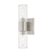 Midtown 2-Light ADA Bath Vanity Light in Brushed Nickel