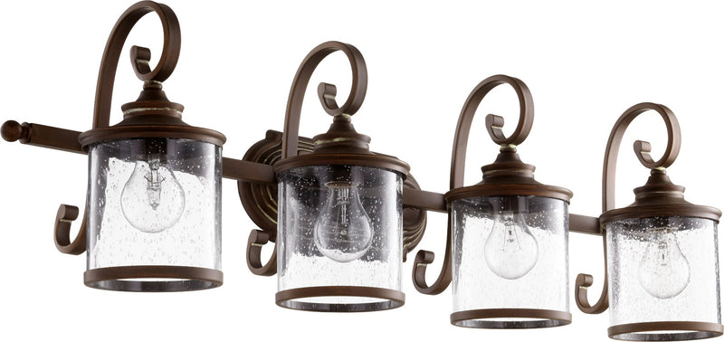 San Miguel 4 Light Vanity in Vintage Copper