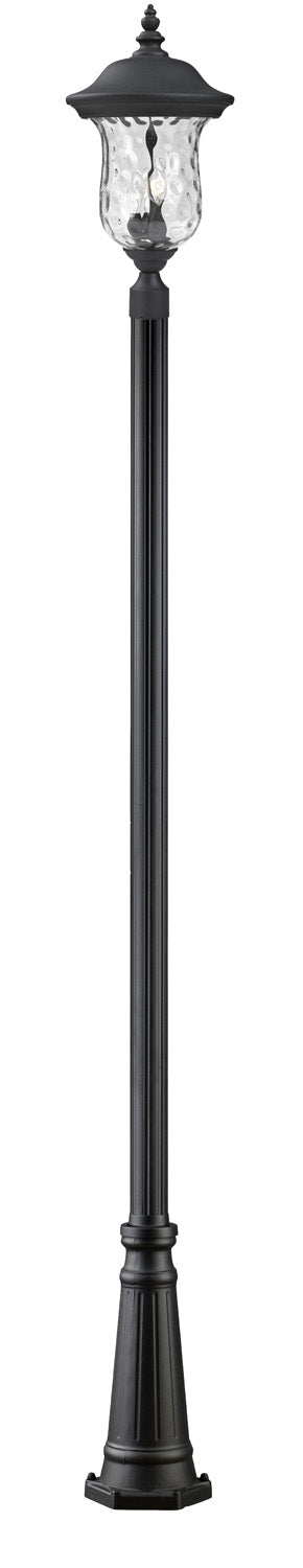 Armstrong 3 Light Outdoor Post Light in Black