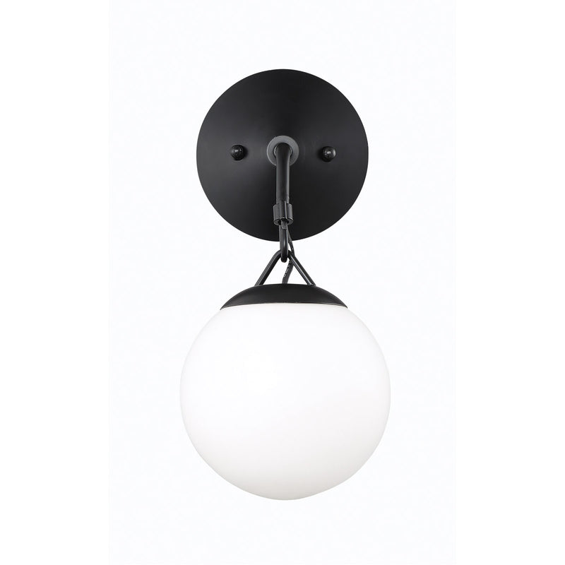 Orion 1 Light 6.5" Wall Sconce in Flat Black