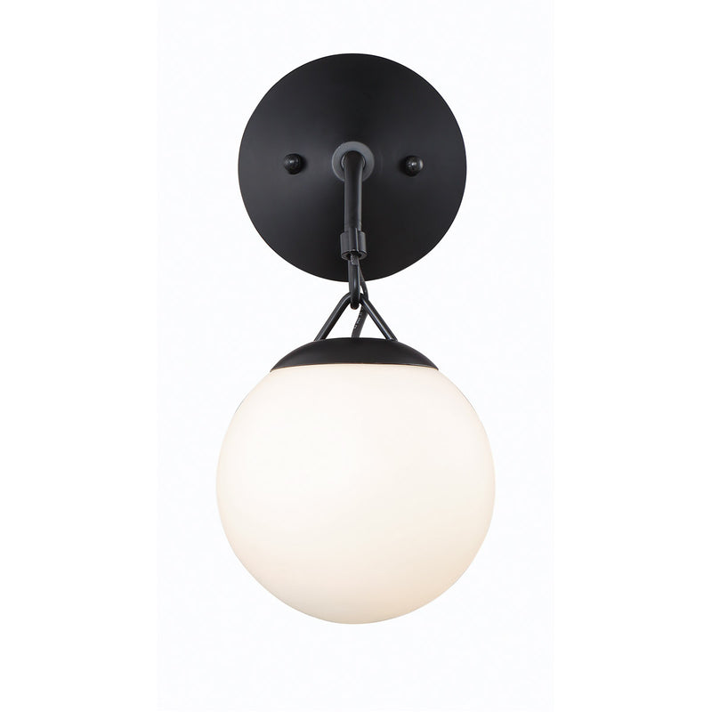 Orion 1 Light 6.5" Wall Sconce in Flat Black