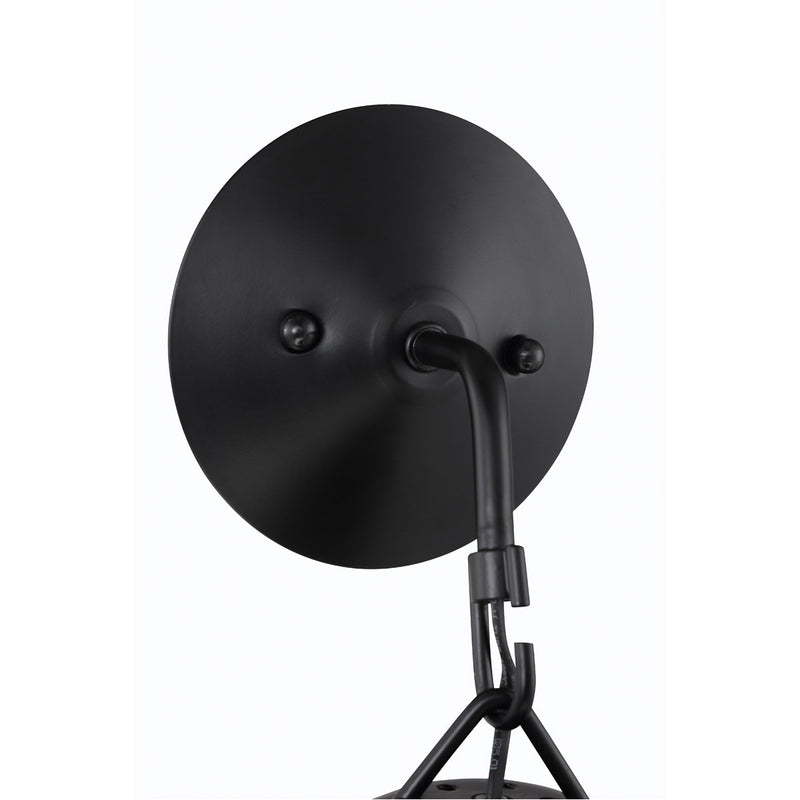 Orion 1 Light 6.5" Wall Sconce in Flat Black