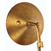 Orion 1 Light 6.5" Wall Sconce in Patina Aged Brass