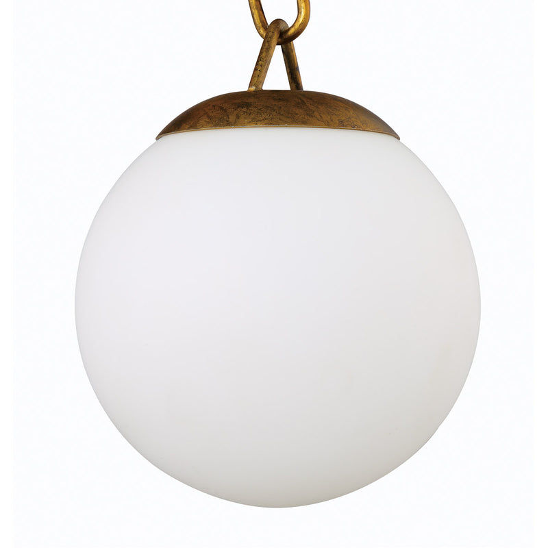 Orion 1 Light 6.5" Wall Sconce in Patina Aged Brass