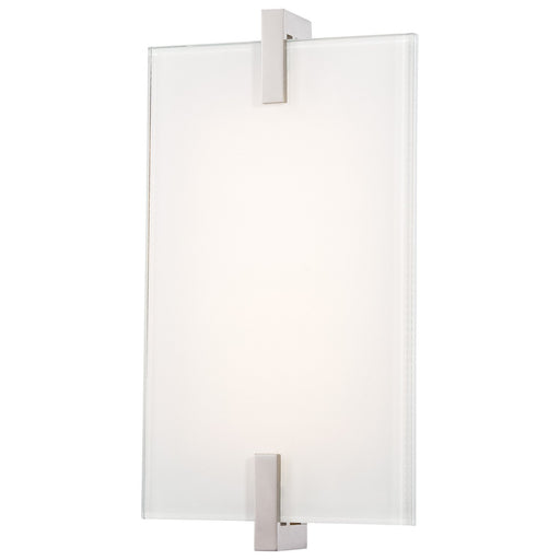 Hooked LED Wall Sconce in Polished Nickel