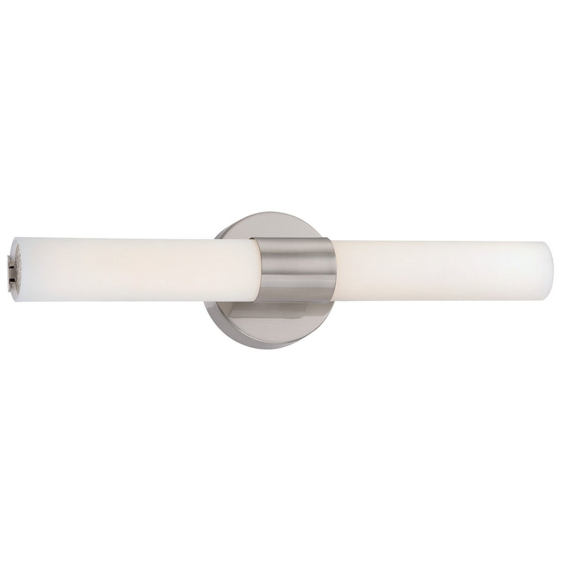 Saber Bath Vanity Light in Brushed Nickel