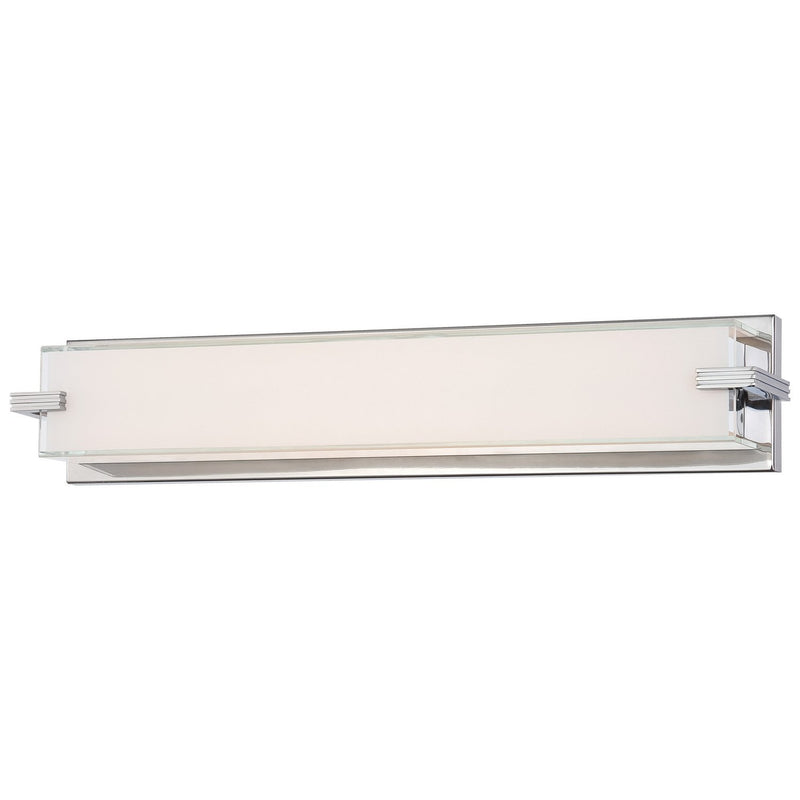 Cubism 24" LED Bath Vanity Light in Chrome