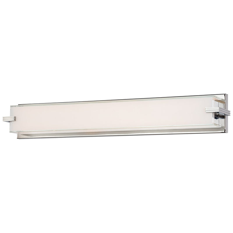 Cubism 30" LED Bath Vanity Light in Chrome