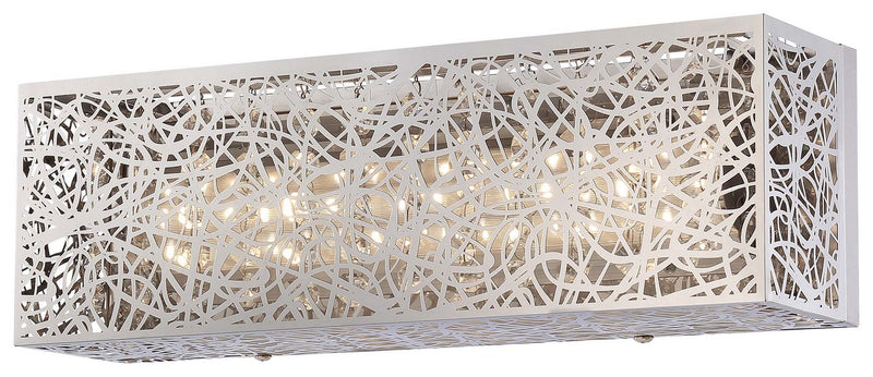 Hidden Gems LED Bath Vanity Light in Chrome