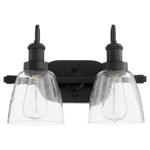 Hollis 2 Light Vanity in Matte Black