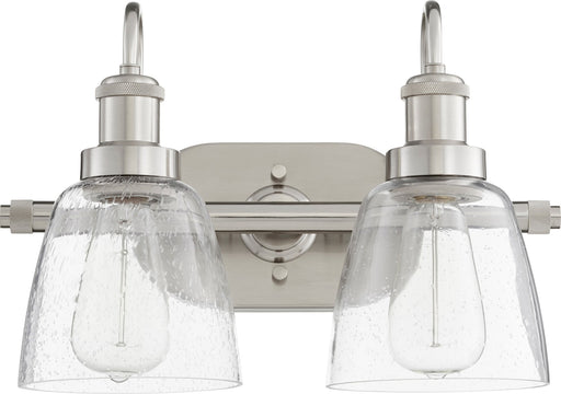 Hollis 2 Light Vanity in Satin Nickel