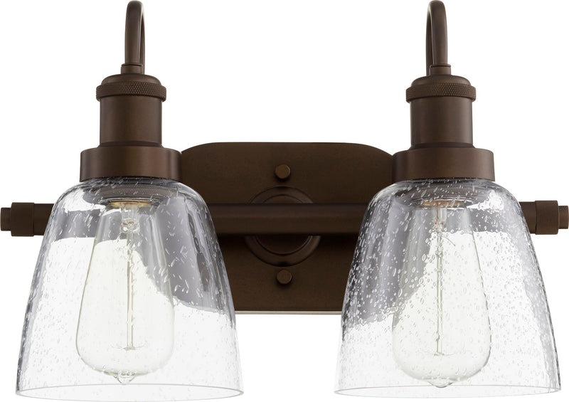 Hollis 2 Light Vanity in Oiled Bronze