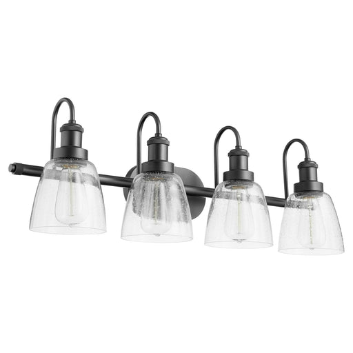 Hollis 4 Light Vanity in Matte Black