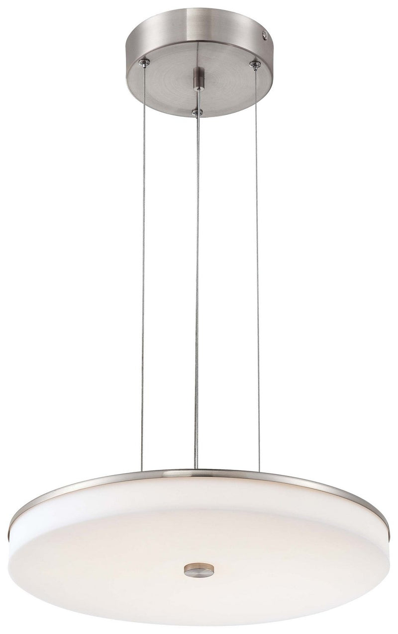 U.H.O. LED Pendant in Brushed Nickel