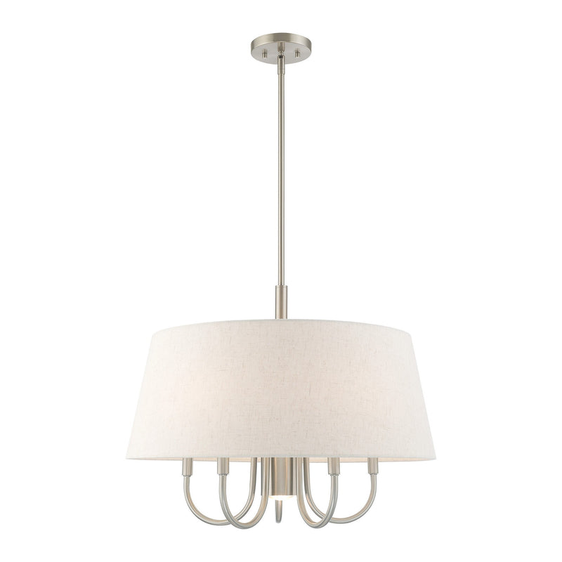 Belclaire Chandelier in Brushed Nickel