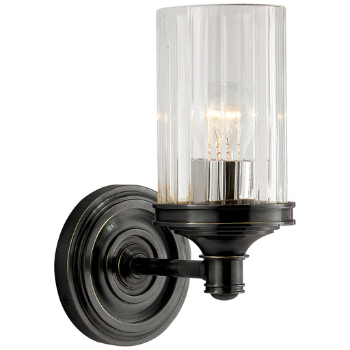 Ava One Light Wall Sconce in Bronze
