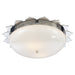 Rachel Two Light Flush Mount in Polished Nickel