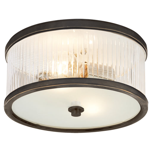 Randolph Two Light Flush Mount in Bronze