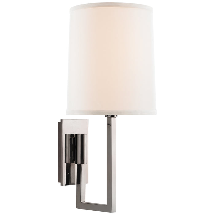 Aspect One Light Wall Sconce in Soft Silver