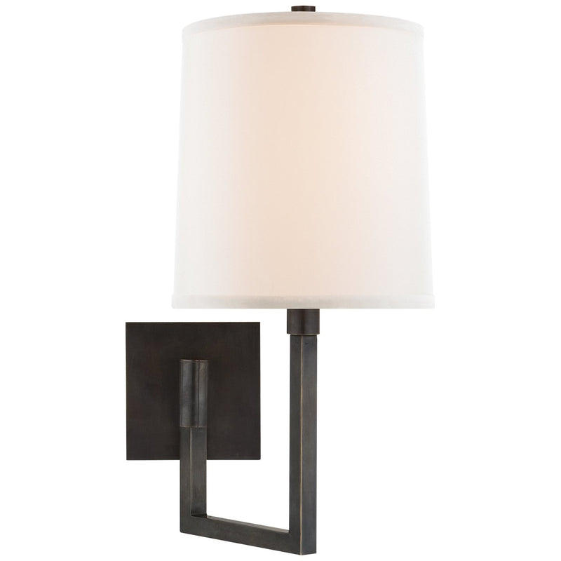 Aspect Small Articulating Swing Arm Wall Lamp in Bronze