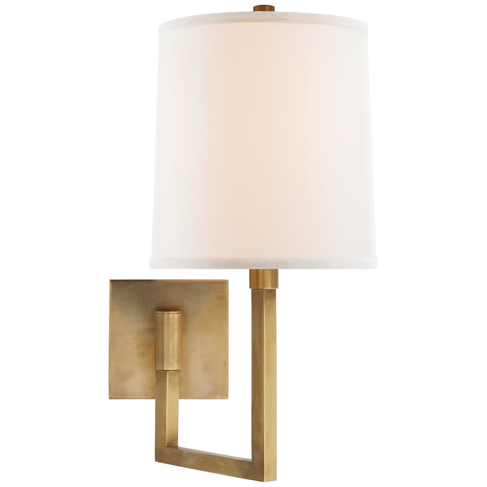 Aspect One Light Wall Sconce in Soft Brass