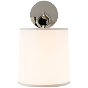 French Cuff Wall Sconce in Polished Nickel