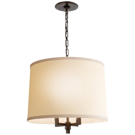 Westport Large 4-Light Drum Chandelier in Bronze