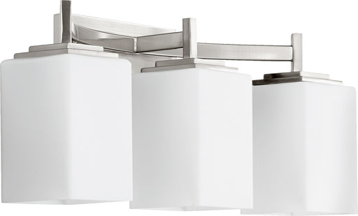 Delta 3 Light Vanity in Satin Nickel