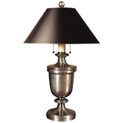 Classical Urn Medium 2-Light Table Lamp in Antique Nickel