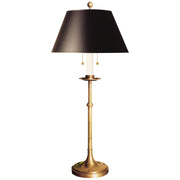 Dorchester Club 2-Light Table Lamp in Antique-Burnished Brass