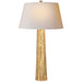 Fluted Spire One Light Table Lamp in Gilded Iron
