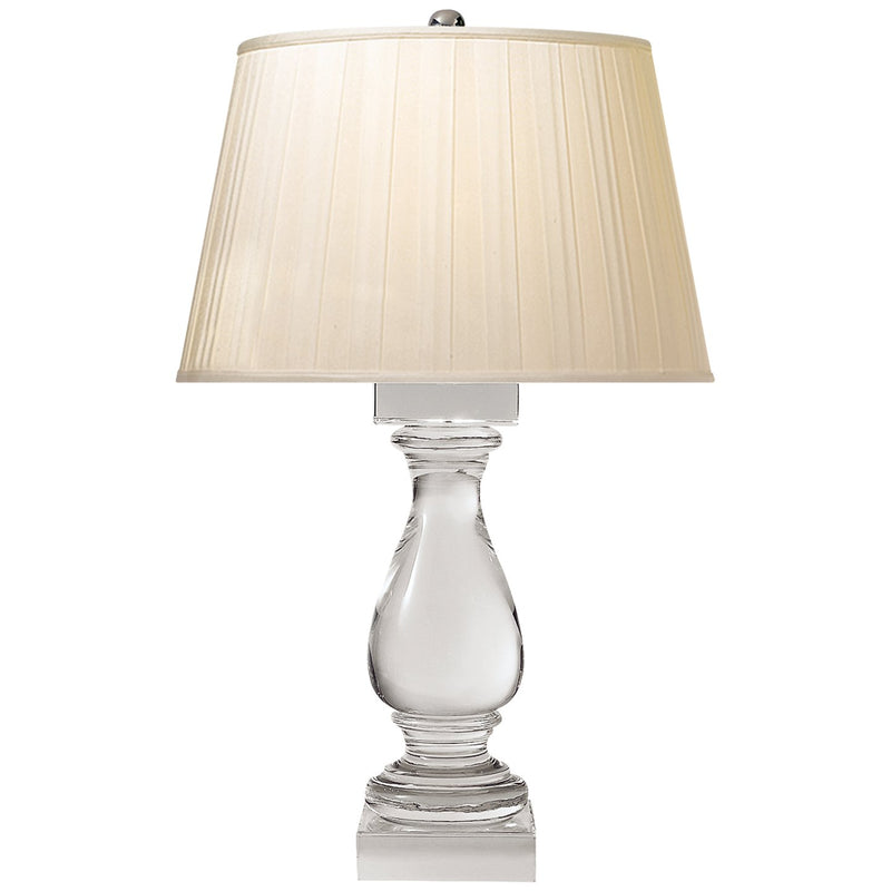 Balustrade Table Lamp in Crystal