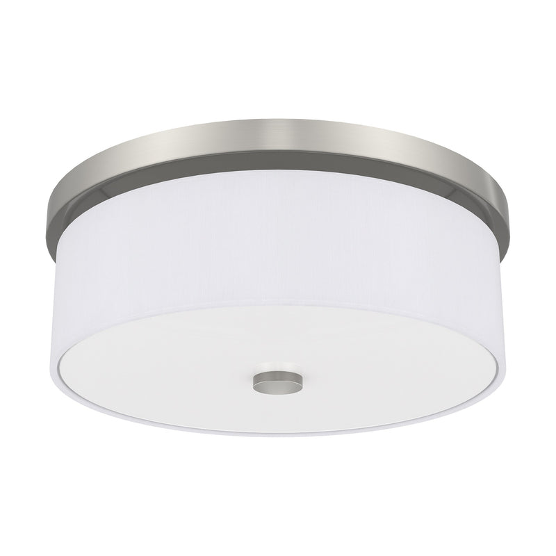 Meridian 3-Light 15" Flush Mount in Brushed Nickel