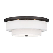 Meridian 4-Light 21.5" Flush Mount in Bronze