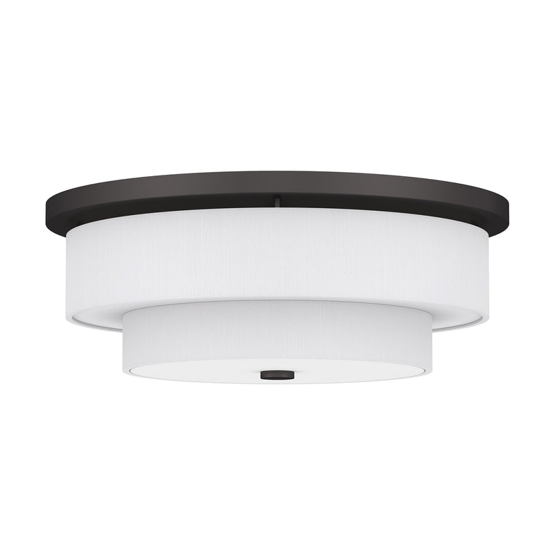 Meridian 4-Light 21.5" Flush Mount in Bronze