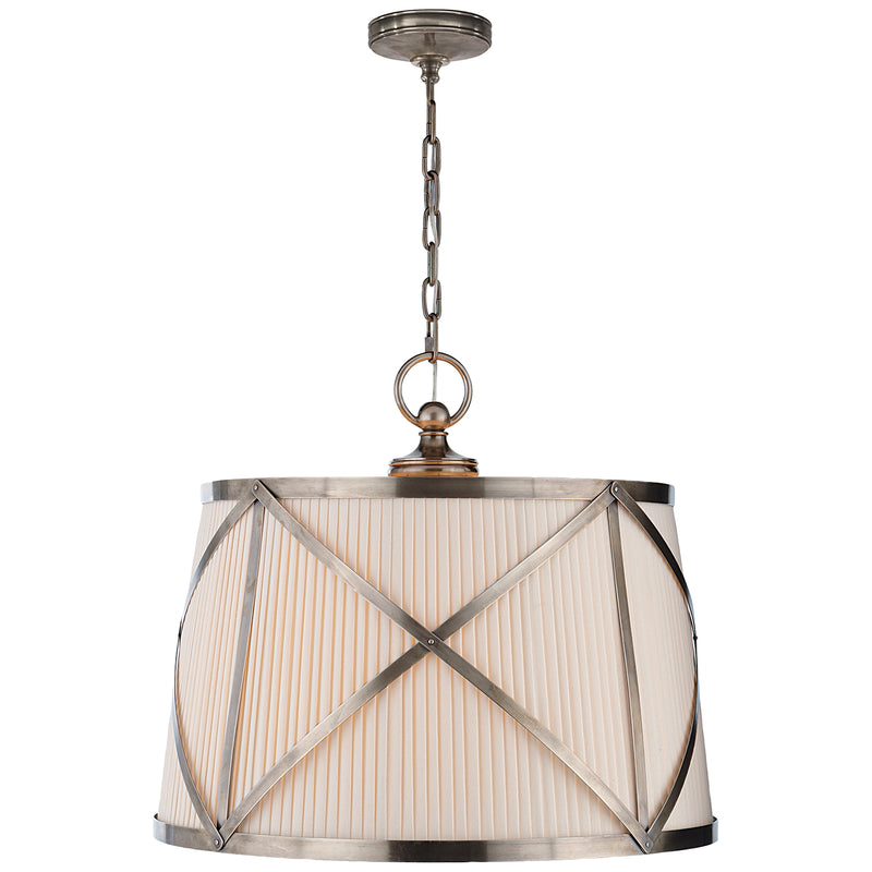Grosvenor Pendant Three Light Pendant in Antique Nickel