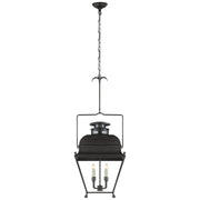 Holborn Small 4-Light Lantern Pendant in Aged Iron