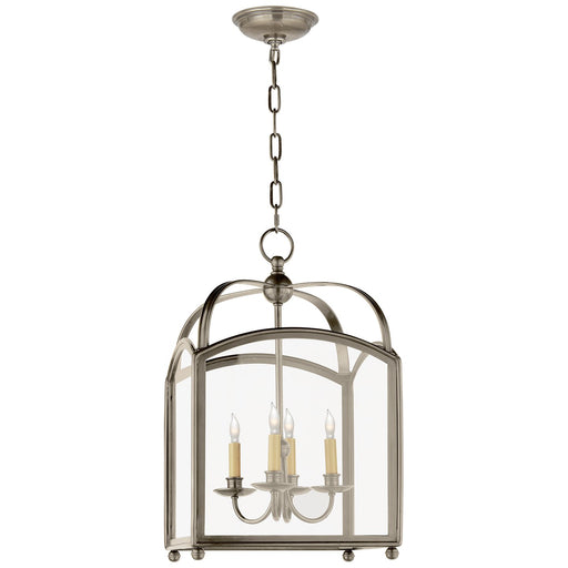 Arch Top Small 4-Light Lantern Pendant in Antique Nickel
