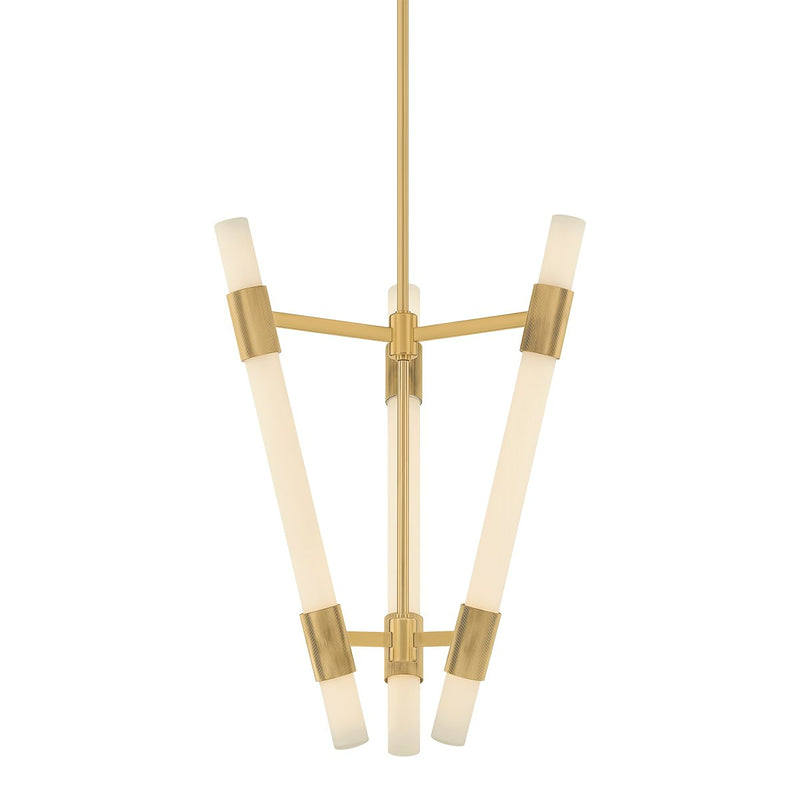 Krakow 3-Light Chandelier in Vintage Brass