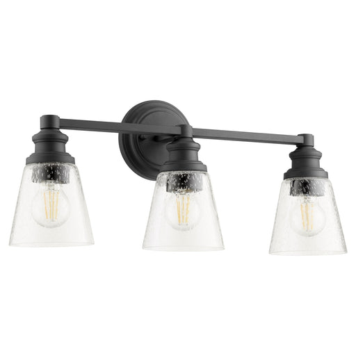 Dunbar 3 Light Vanity in Textured Black