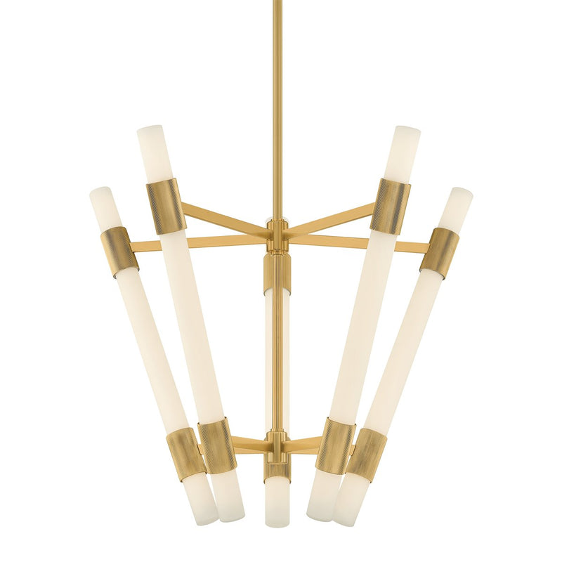 Krakow 5-Light Chandelier in Vintage Brass