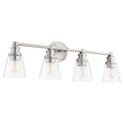 Dunbar 4 Light Vanity in Satin Nickel