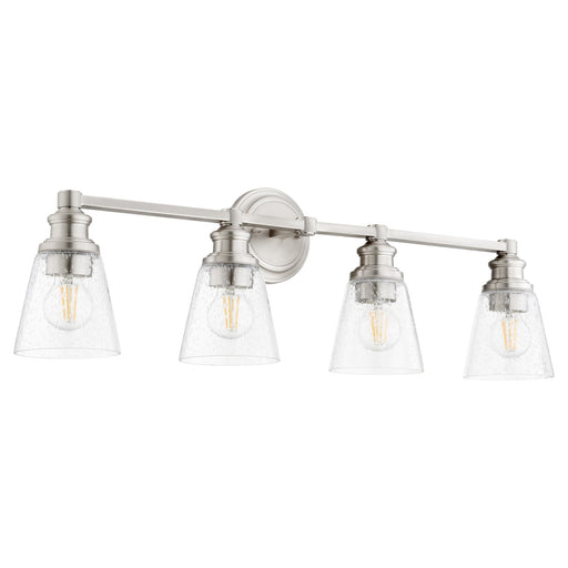 Dunbar 4 Light Vanity in Satin Nickel