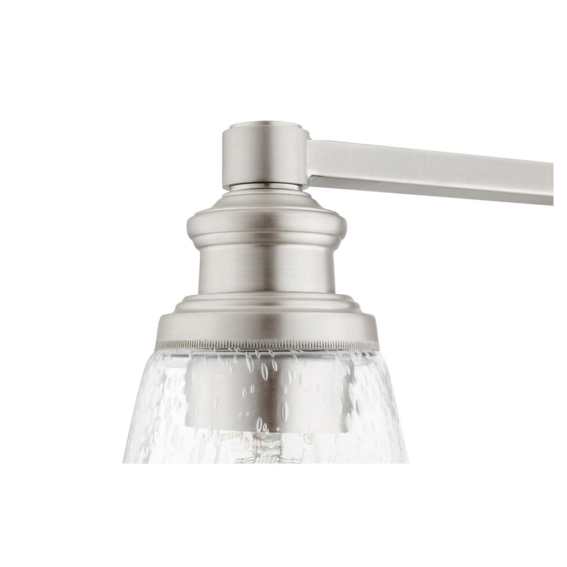 Dunbar 4 Light Vanity in Satin Nickel
