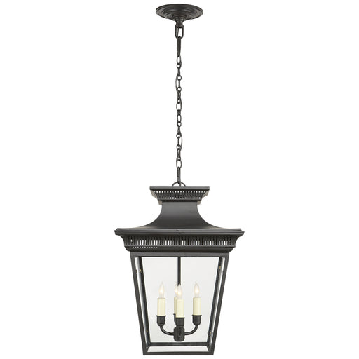 Elsinore Four Light Lantern in Matte Black