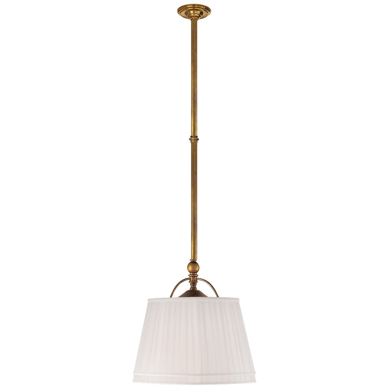Sloane 2-Light Shop Light Pendant in Antique-Burnished Brass