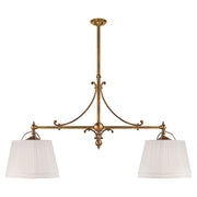 Sloane Street Shop Light Four Light Pendant in Antique-Burnished Brass