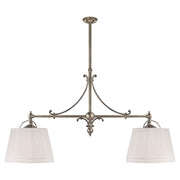 Sloane Street Shop Light Four Light Pendant in Antique Nickel